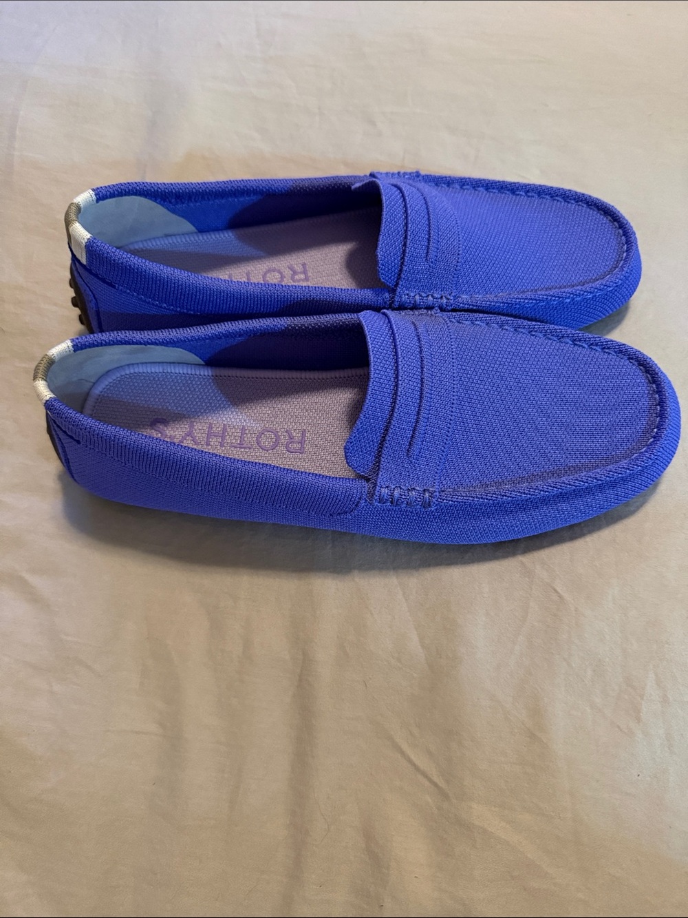 Rothy's Woman’s Periwinkle Drivers- Size 8.5 - Picture 2 of 6